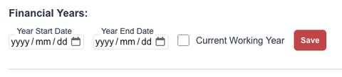 new financial year form